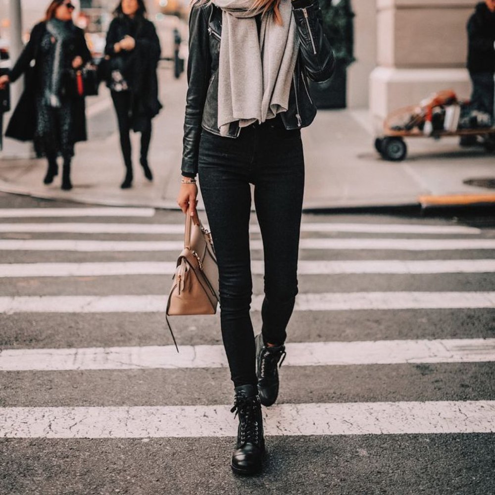 Frye Veronica Combat Black Leather Lace Up Boots - Picture 5 of 16